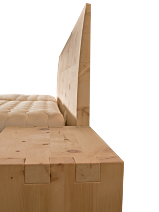 Solid Stone Pine Bed