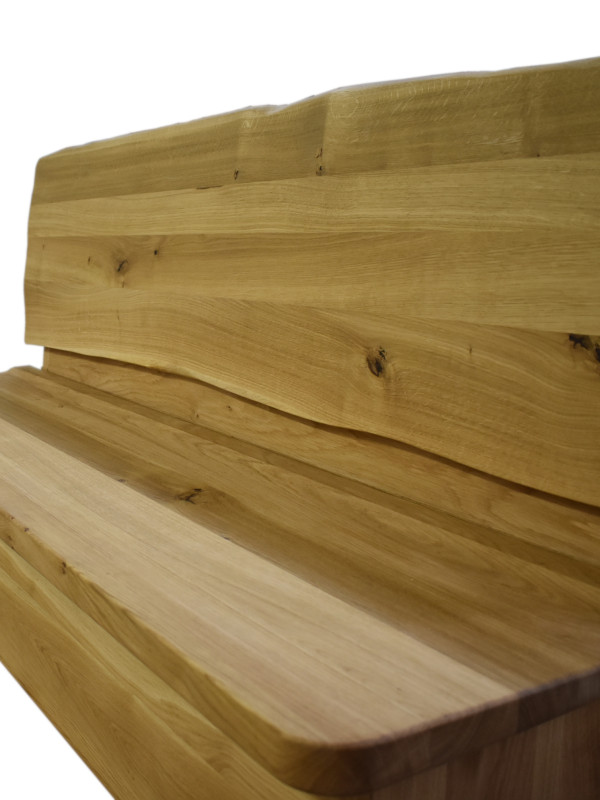Oak Storage Bench