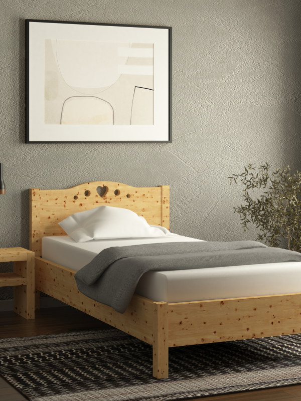 Solid Stone Pine Single Bed