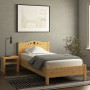 Solid Stone Pine Single Bed