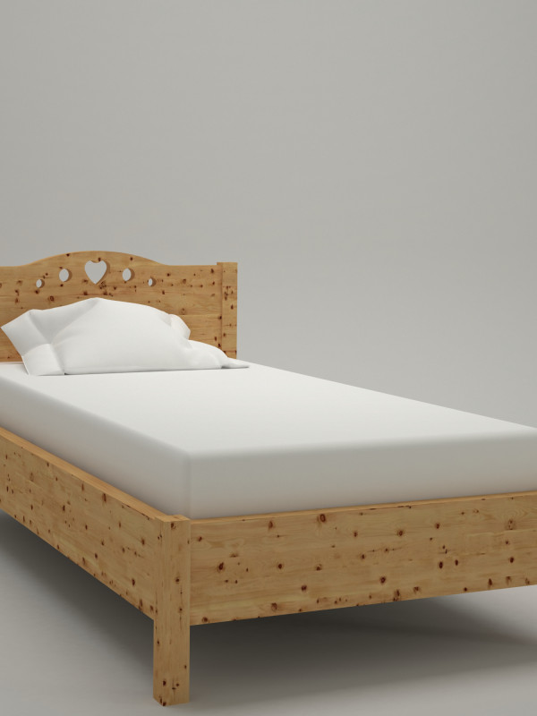 Solid Stone Pine Single Bed