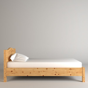 Einzelbett Zirbe Natur