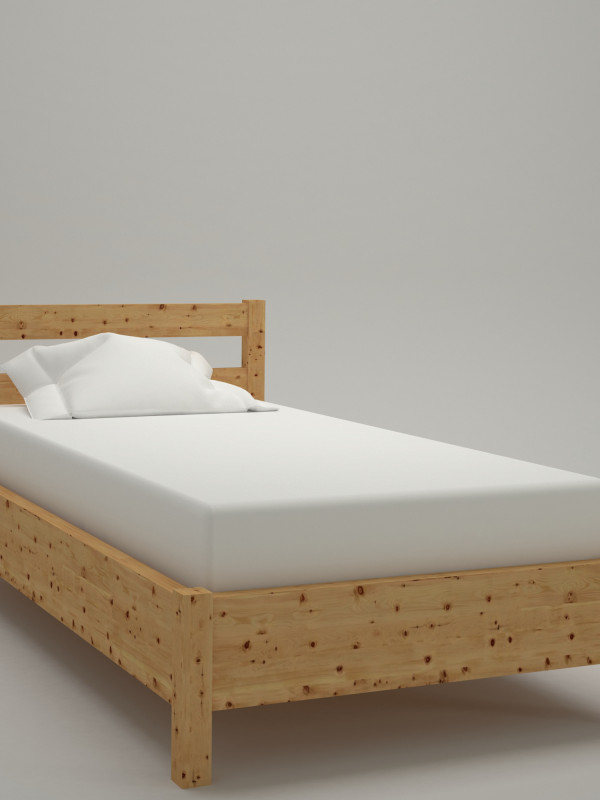 Solid Stone Pine Single Bed