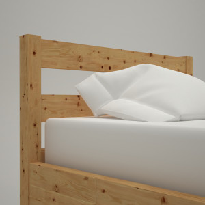 Einzelbett Zirbe Natur