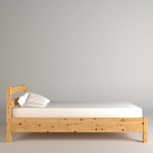 Einzelbett Zirbe Natur