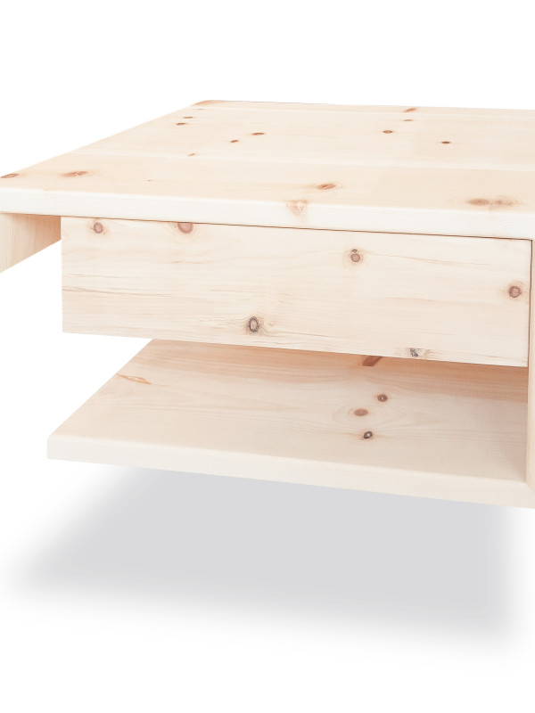 Flying bedside table