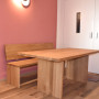 Solid Oak Table Bench