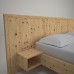 Letto cirmolo con boiserie