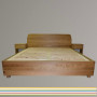 Solid Oak Bed with Storage