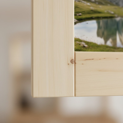 Solid Stone Pine Frame