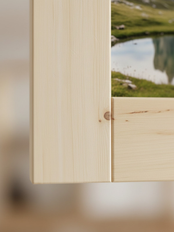 Solid Stone Pine Frame