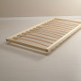 Solid stone pine bed base with slats