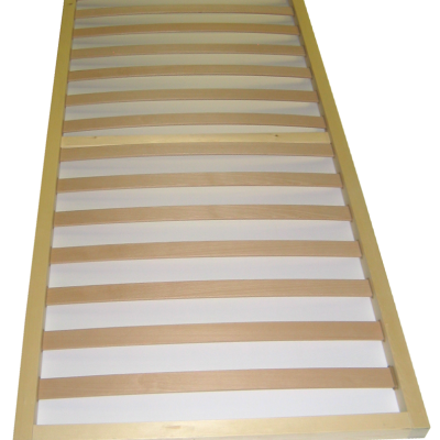 Solid stone pine bed base with slats