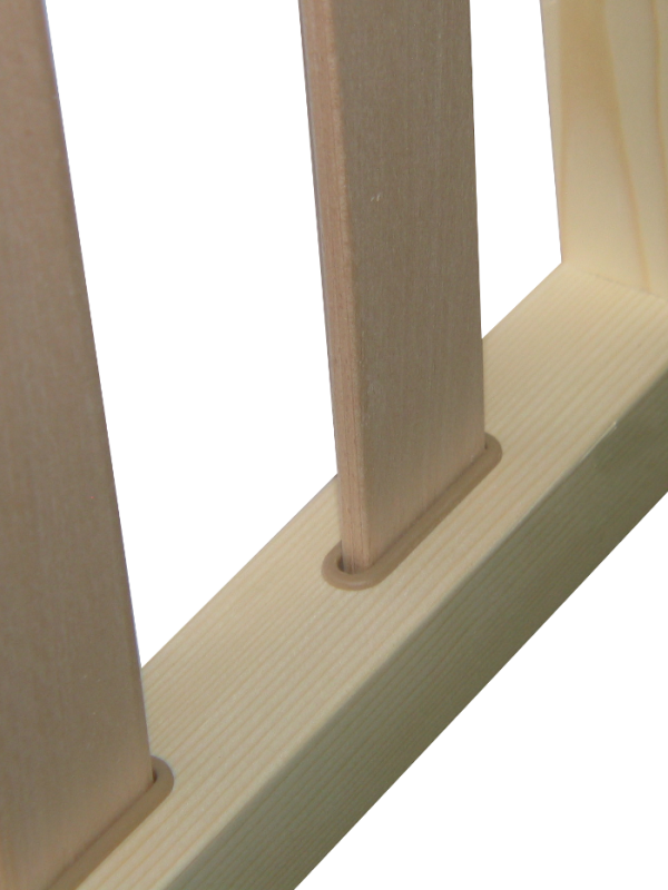 Solid Stone Pine Slatted Bed Base