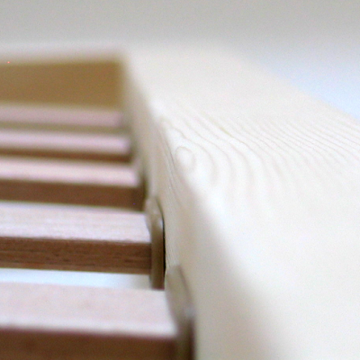 Solid Stone Pine Slatted Bed Base