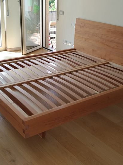 Solid Beech Wood Bed