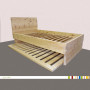 Stone Pine Pull-Out Bed