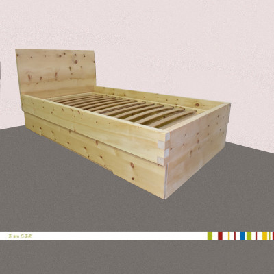 Stone Pine Pull-Out Bed