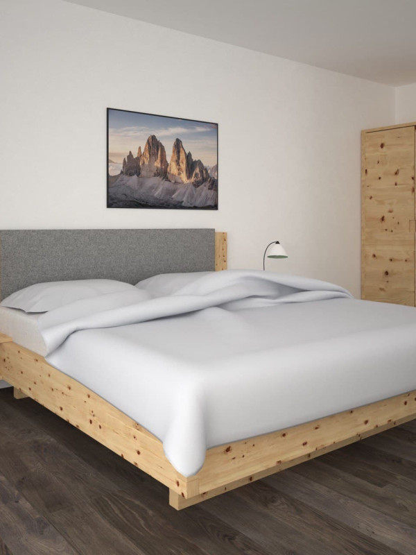 Solid Stone Pine Bed