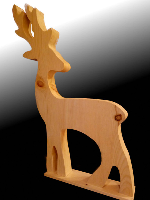 wooden reindeer wooden reindeer