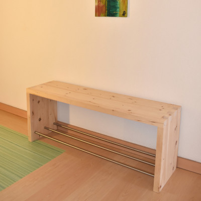 Stone Pine Shoe Rack